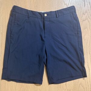 Magaschoni Men’s Navy Stretch Shorts Size 33